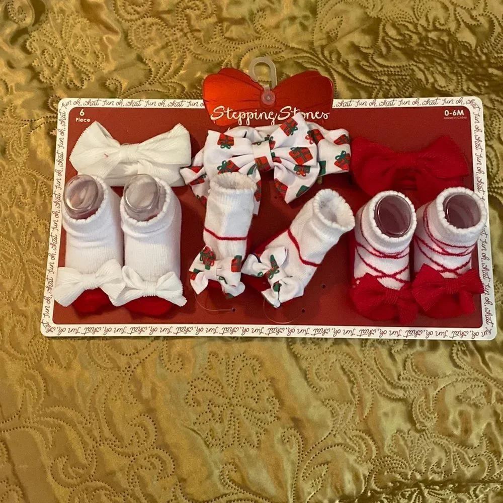 6 Piece Headwrap & Sock Set